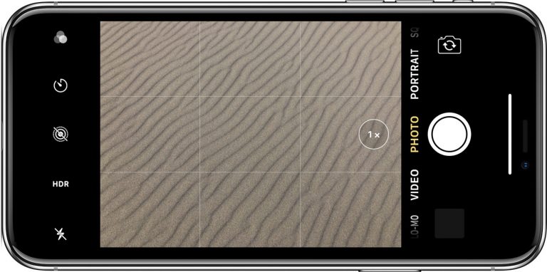 Как проверить ориентацию камеры iPhone при съемке фотографий или видео