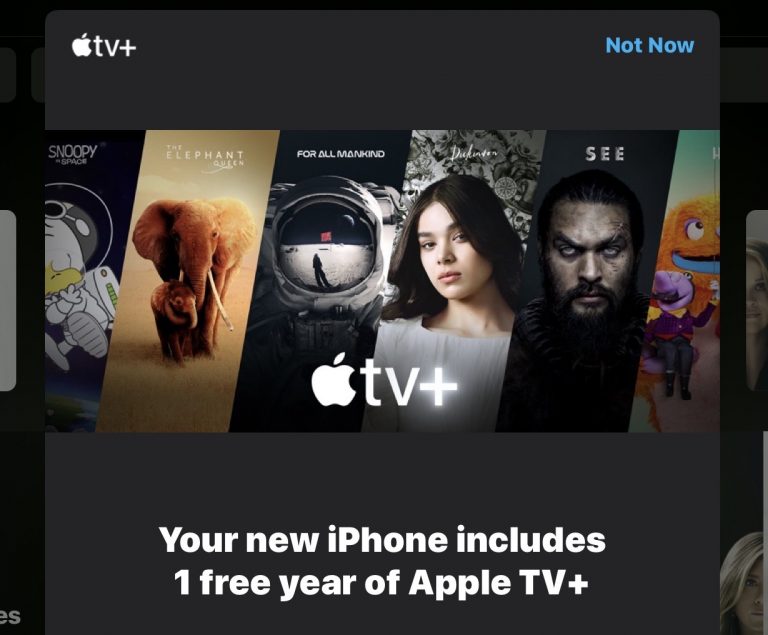 Как подписаться на бесплатную подписку Apple TV + на 1 год