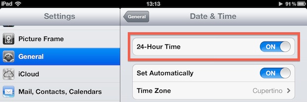 Как использовать 24-часовые часы на iPhone и iPad