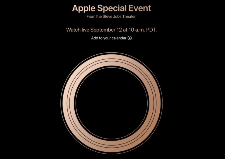 Apple Event назначен на 12 сентября