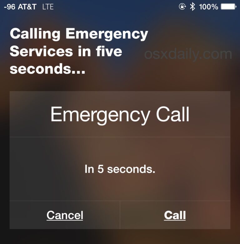 Siri может вызвать для вас службы экстренной помощи с iPhone, если потребуется