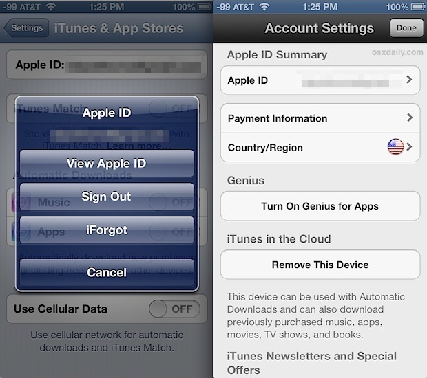 Как изменить страну для учетных записей iTunes и App Store
