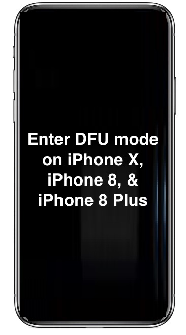 Как войти в режим DFU на iPhone X, iPhone 8 и iPhone 8 Plus