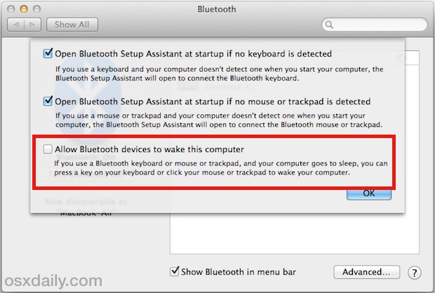 Попробуйте запретить возможность выхода из спящего режима по Bluetooth, если ваш Mac случайно выходит из спящего режима