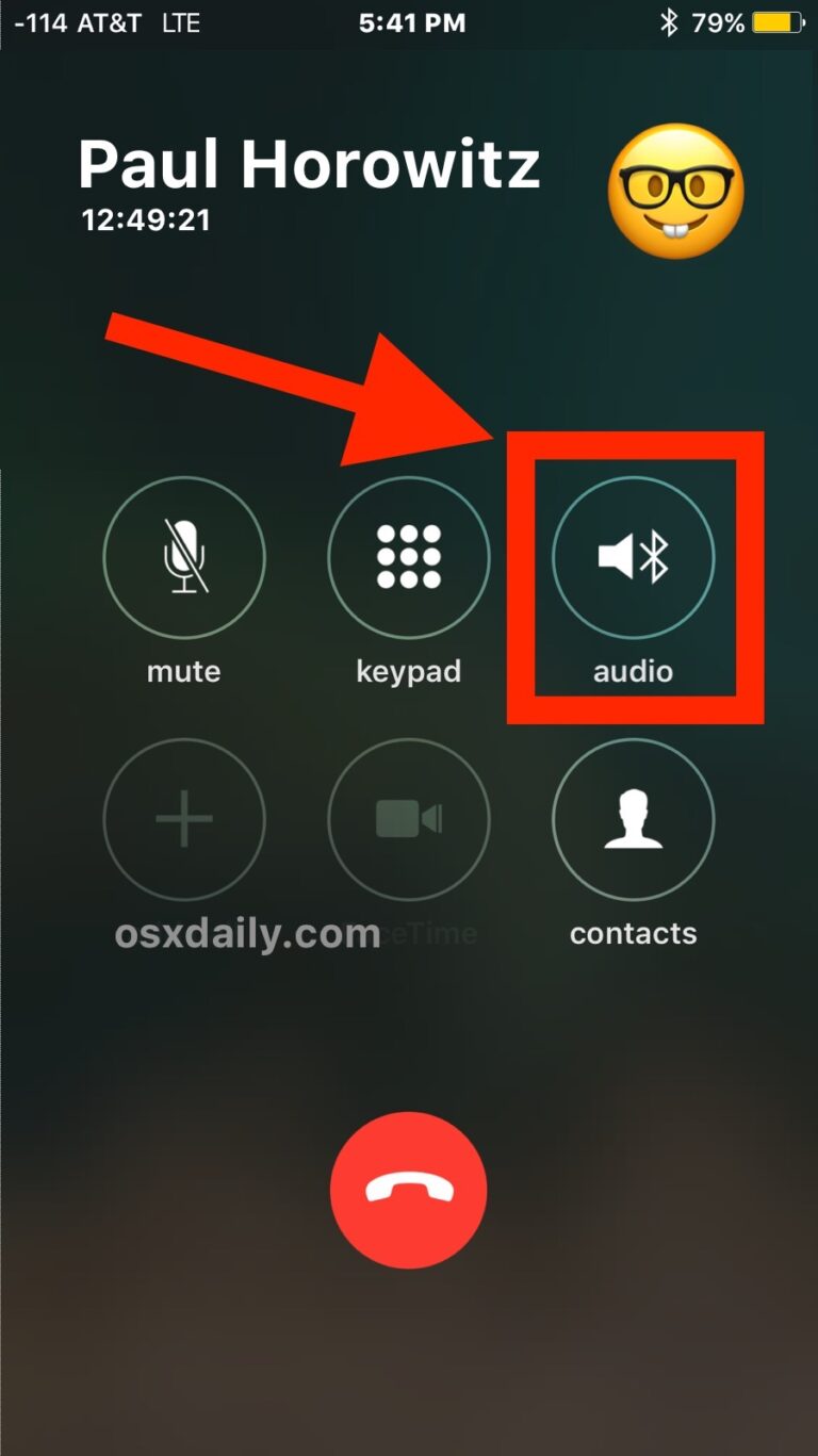 Как изменить Bluetooth-звук на iPhone во время телефонного звонка, не теряя при этом звонок