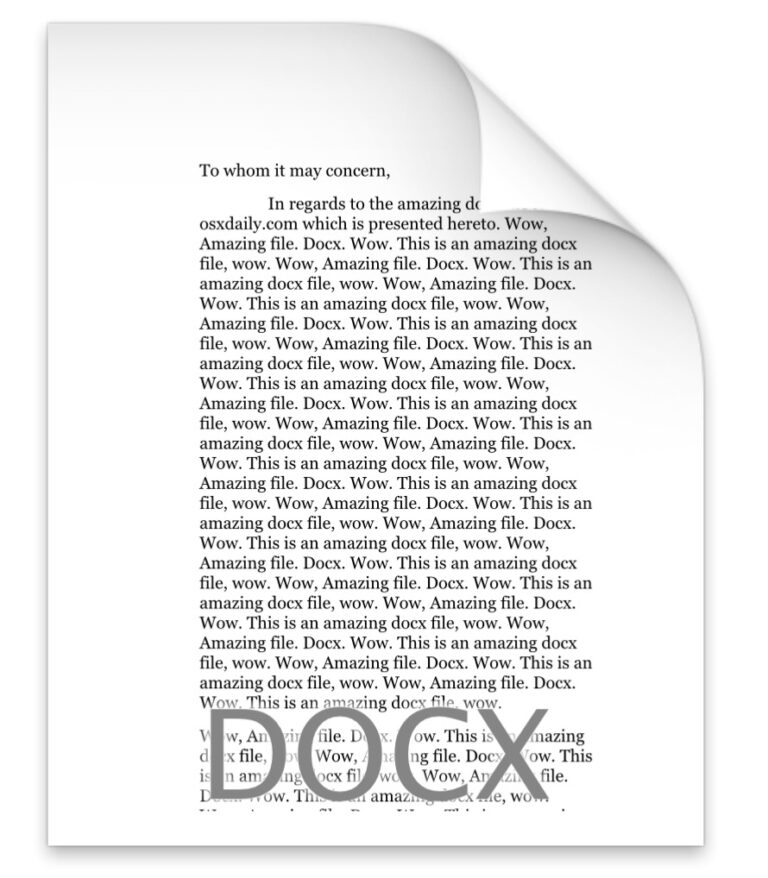 Открытие файлов DOCX на Mac без Microsoft Office
