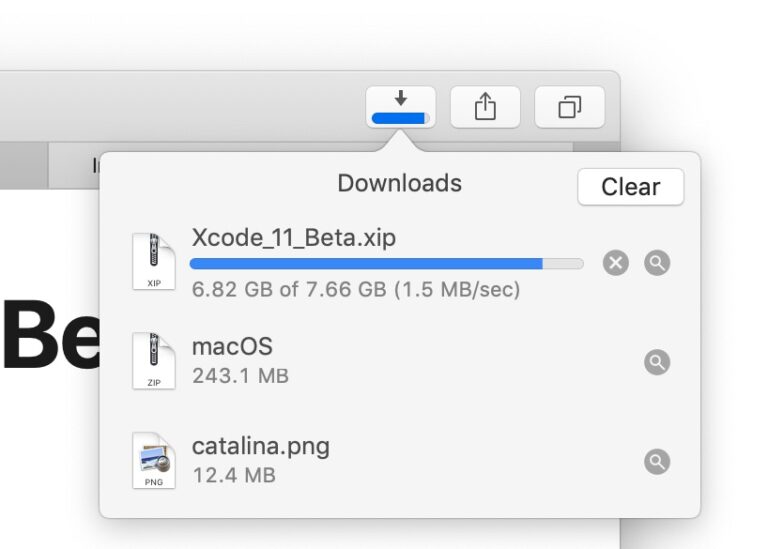 Как возобновить загрузку в Safari на Mac