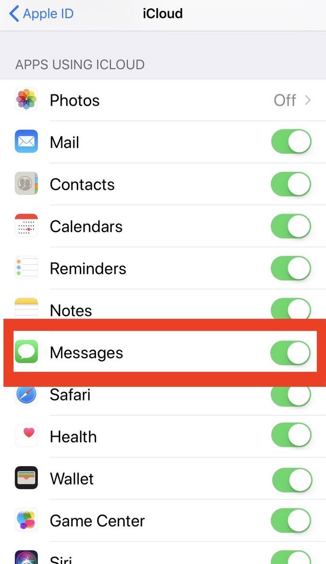 Как включить сообщения в iCloud на iPhone или iPad