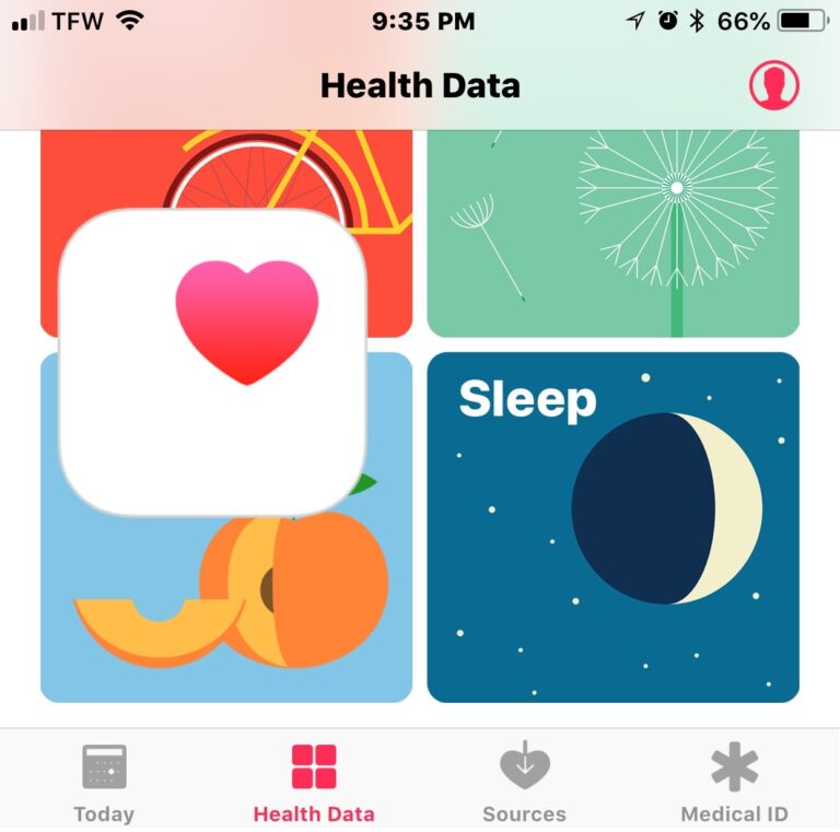 Как удалить данные о здоровье на iPhone (iOS 12 и более ранние версии)