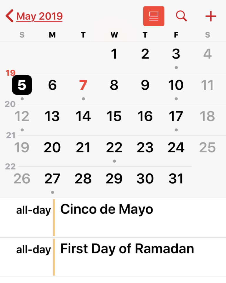 Как удалить праздники из календаря на iPhone и iPad