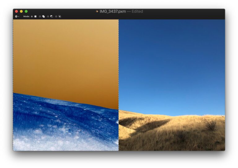 Как инвертировать изображения с помощью Pixelmator на Mac