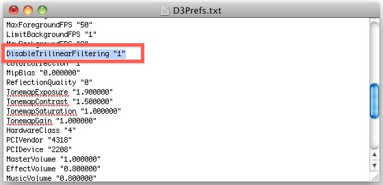 Повышение производительности Diablo 3 в Mac OS X
