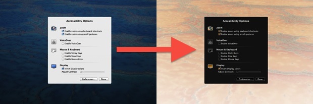 Как инвертировать цвета экрана Mac в Mac OS X