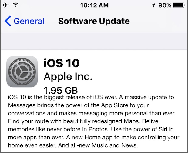 iOS 10 GM доступна для скачивания уже сейчас для iPhone, iPad