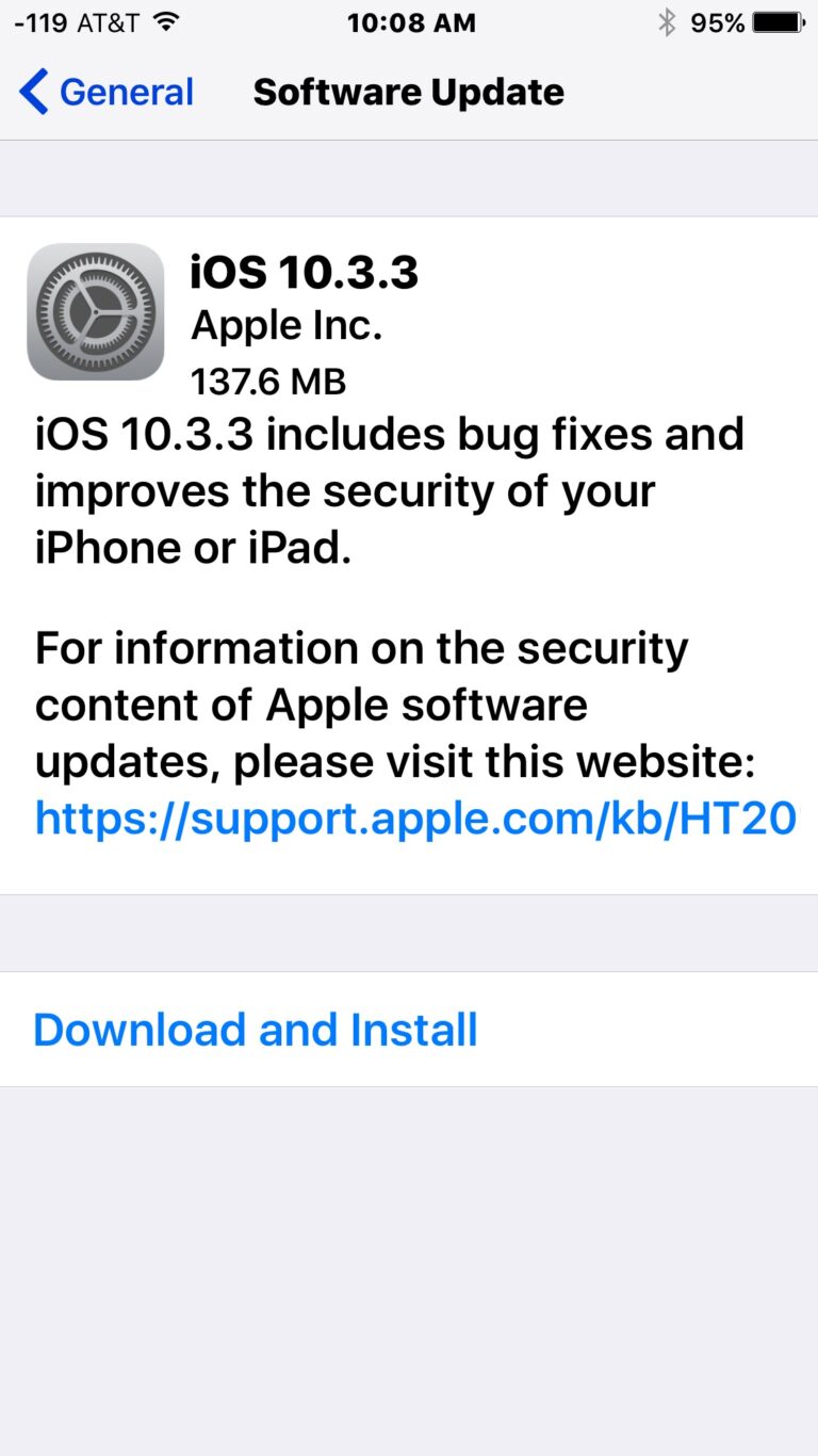 Вышло обновление iOS 10.3.3 для iPhone, iPad [IPSW Download Links]