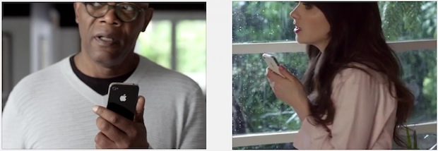 В рекламе нового iPhone 4S представлены Сэмюэл Л. Джексон и Зои Дешанель
