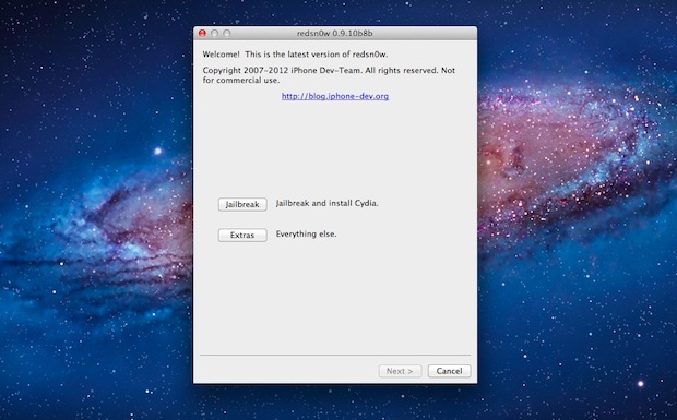 Джейлбрейк iOS 5.1.1 с помощью Redsn0w
