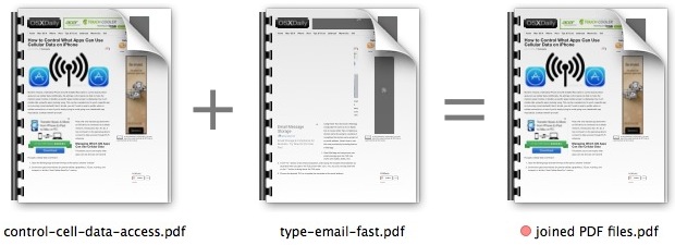 Как объединить несколько файлов PDF в один документ PDF в Mac OS X