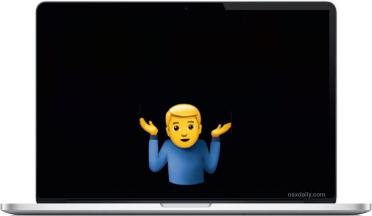 Исправление черного экрана при выходе из спящего режима на Mac