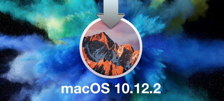 Выпущено обновление MacOS Sierra 10.12.2 для Mac