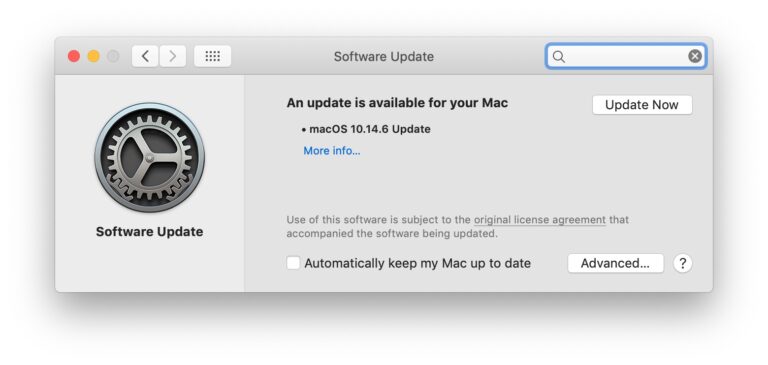 Обновление MacOS Mojave 10.14.6 выпущено для загрузки
