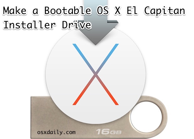 Как создать USB-флешку с установщиком OS X El Capitan Boot