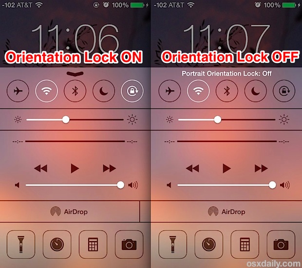 Как заблокировать ориентацию, чтобы остановить поворот экрана в iOS 10, iOS 9, iOS 8