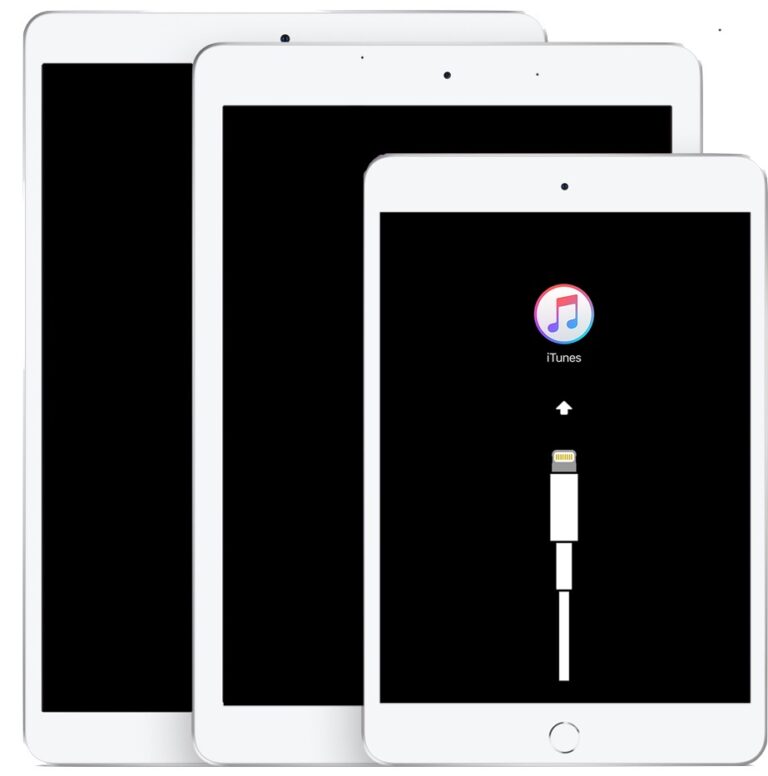 Как войти в режим восстановления на iPad, iPad Air, iPad Mini, Early iPad Pro