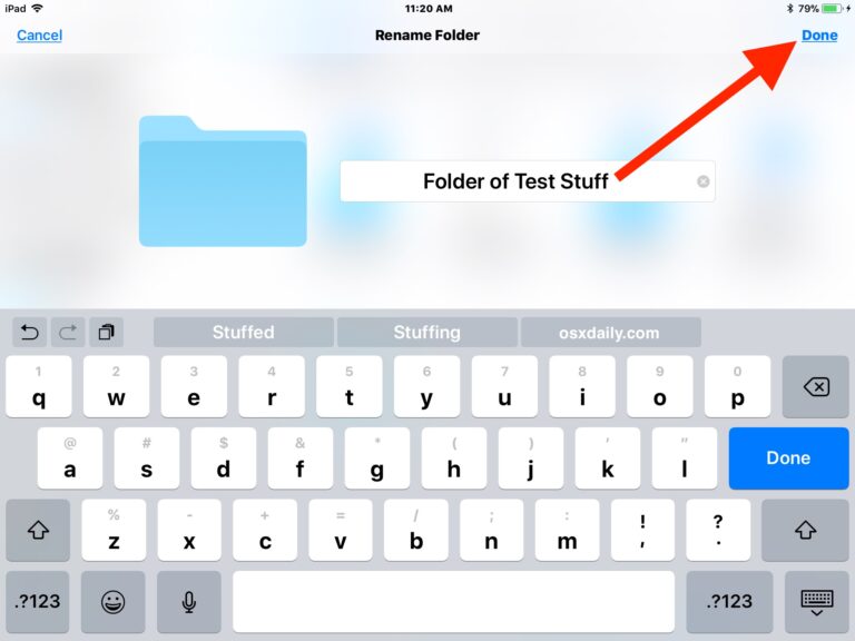 Как переименовать файлы и папки в приложении “Файлы” для iPhone и iPad