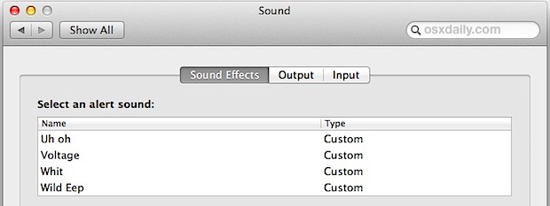 Звуковые эффекты ретро-Macintosh в Mac OS X