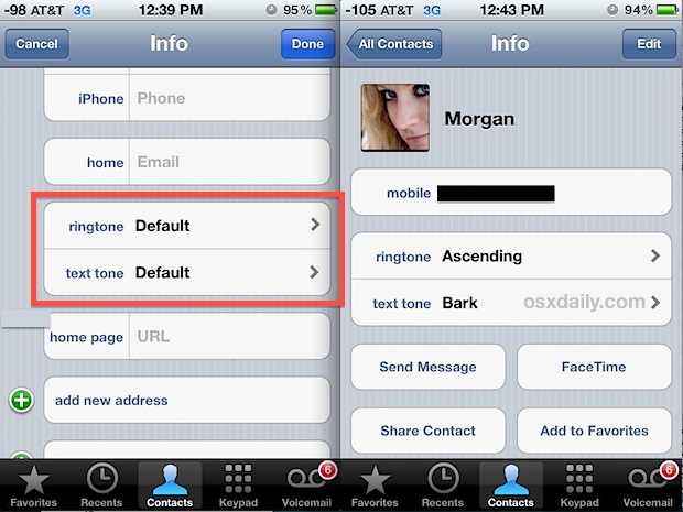 Назначьте уникальные рингтоны контактам на iPhone, чтобы знать, кто звонит