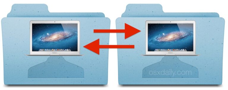 3 простых способа обмена файлами между компьютерами Mac