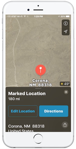 Как отметить и поделиться местоположением на картах с iPhone