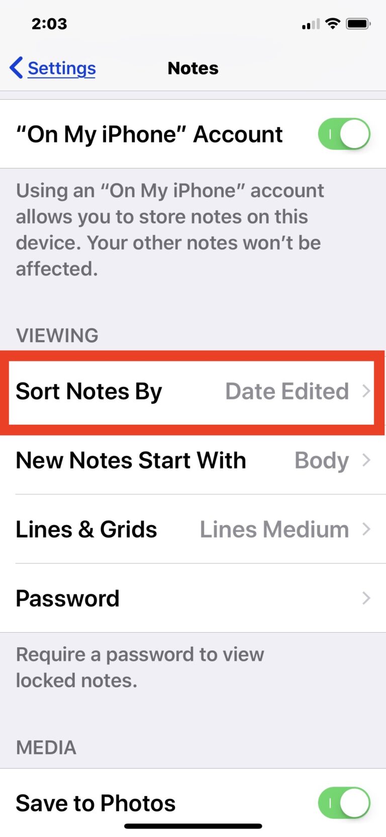 Как отсортировать заметки на iPhone или iPad по имени, названию или дате