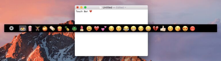 Протестируйте новую панель Touch Bar на любом Mac с помощью Touche или TouchBarDemo