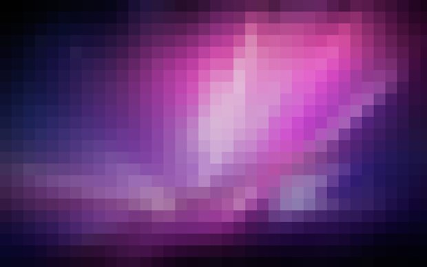 8-битные пиксельные обои Mac OS X Aurora