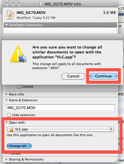 Изменение ассоциаций файлов в Mac OS X