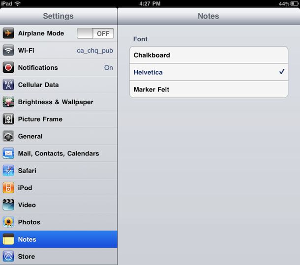 Как изменить шрифт заметок на iPad и iPhone