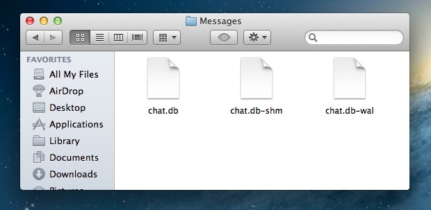 Очистить историю чата iMessage в Mac OS X