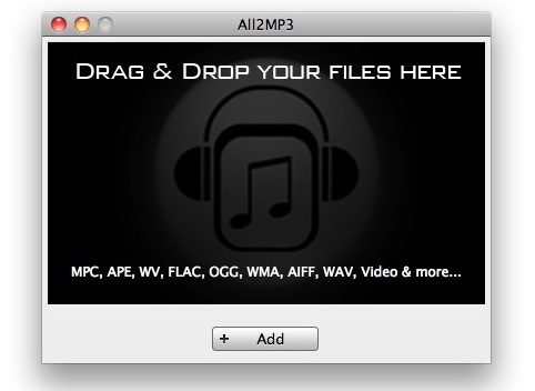 Конвертируйте FLAC в MP3 в Mac OS