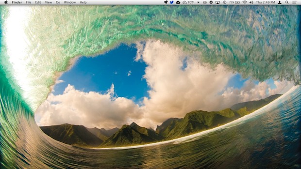 Как скрыть все значки рабочего стола в Mac OS X