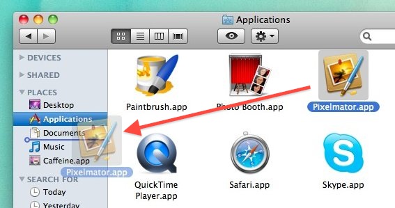 Добавьте свои собственные папки на боковую панель Finder в Mac OS X