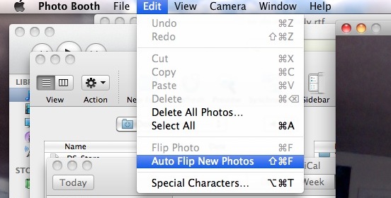 Как настроить Photo Booth для переворачивания изображений на Mac