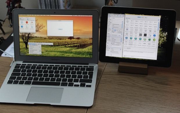 MacBook Air 11 ″ и iPad