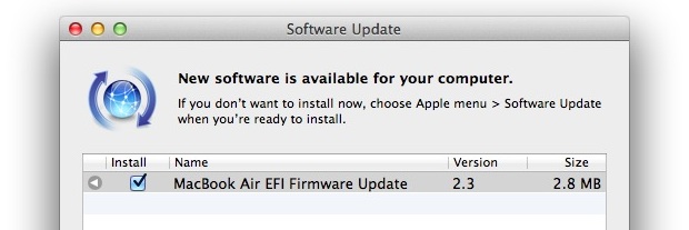 Обновления прошивки EFI для MacBook Air, iMac, MacBook Pro: восстановление Lion Internet Recovery для моделей 2010 года
