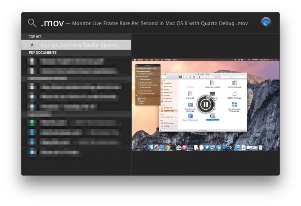 Откройте содержащую папку в Spotlight на Mac, удерживая нажатой клавишу Command