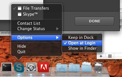 Как запретить автоматический запуск Skype на Mac