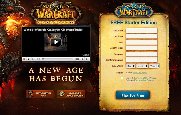 В World of Warcraft теперь можно играть бесплатно до 20 уровня