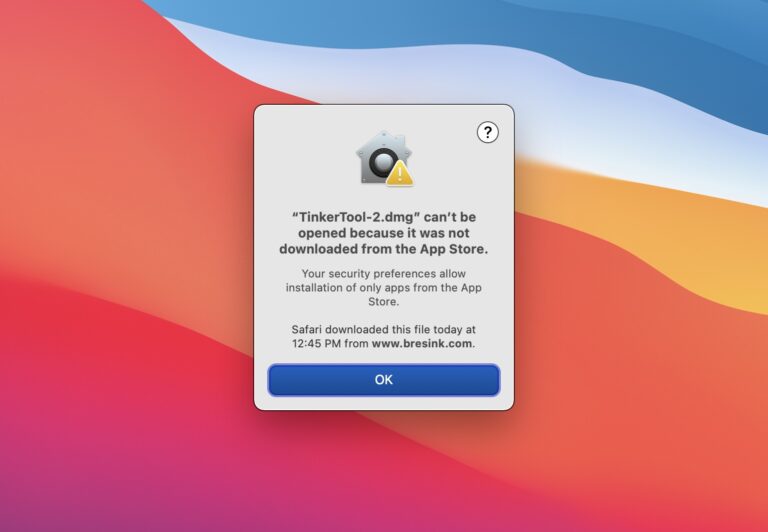 Исправьте ошибку Mac «Не удается открыть приложение, потому что оно не было загружено из App Store».