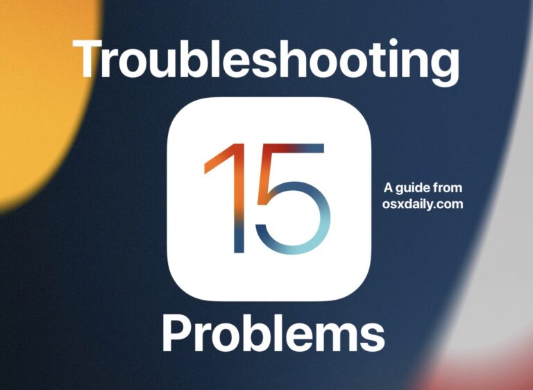Проблемы с iOS 15?  Устранение неполадок iOS 15 / iPadOS 15